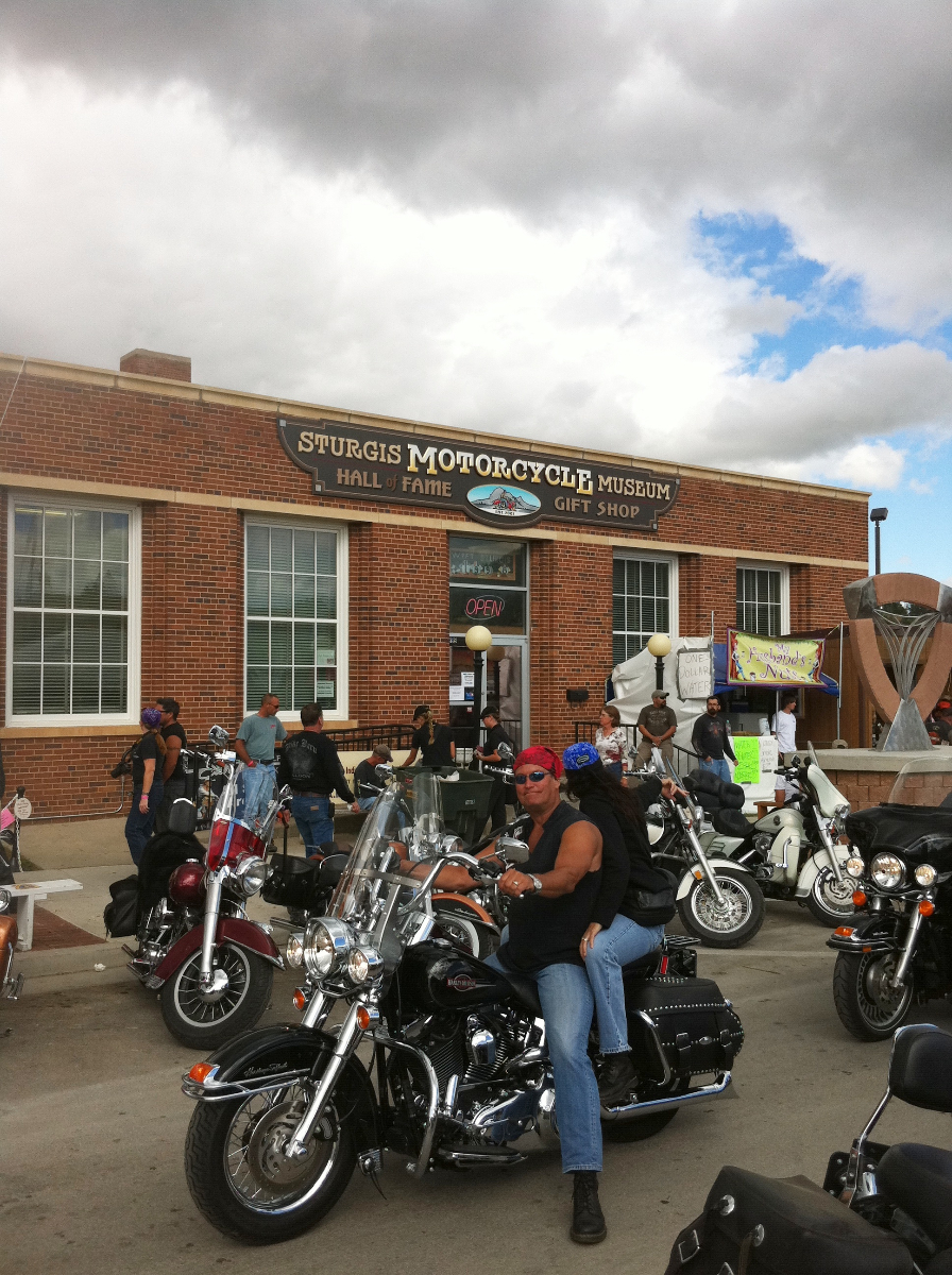 The Sturgis Motorcycle Hall of Fame is one of the oldest buildings in downtown Sturgis, home to one of the world\'s largest annual motorcycle rallies. Technomad loudspeakers are positioned on rooftops around the downtown to deliver high-quality voice and audio. Photo credit to Nicholas Ng.