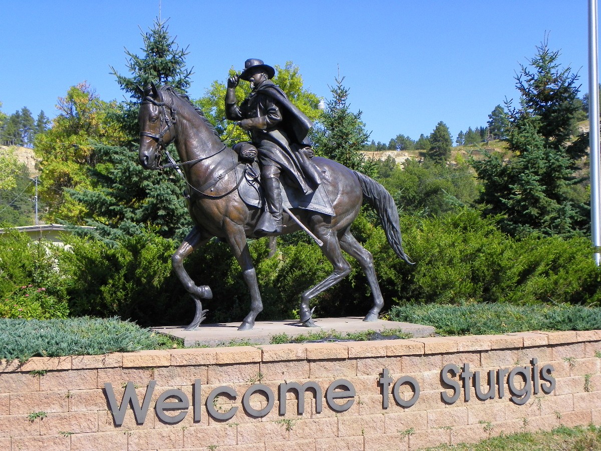 Welcome to Sturgis! Photo credit to J Stephen Conn.