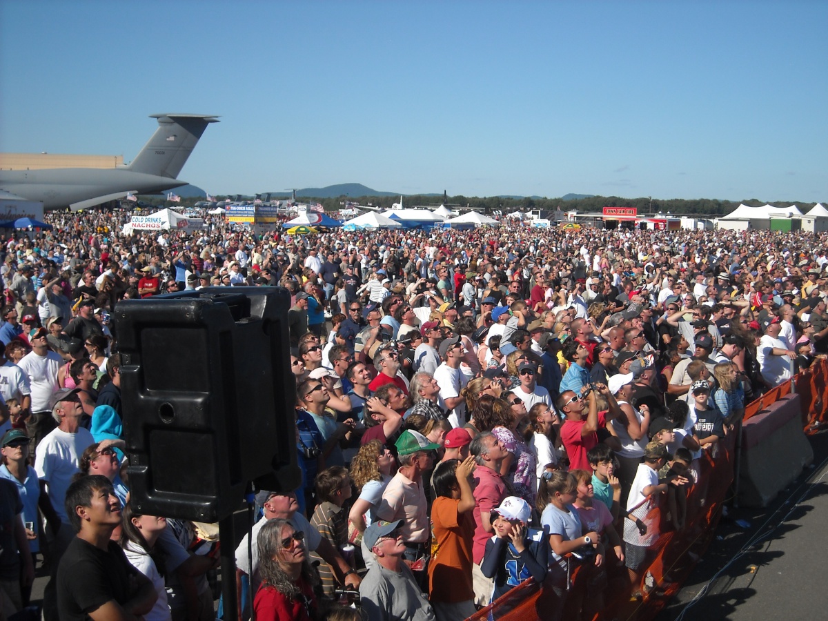 The Crowd at Westover AFB
