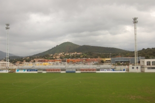 Stade Francois Coty is home to Division 2 club AC Ajaccio, part of the LFP French professional football league