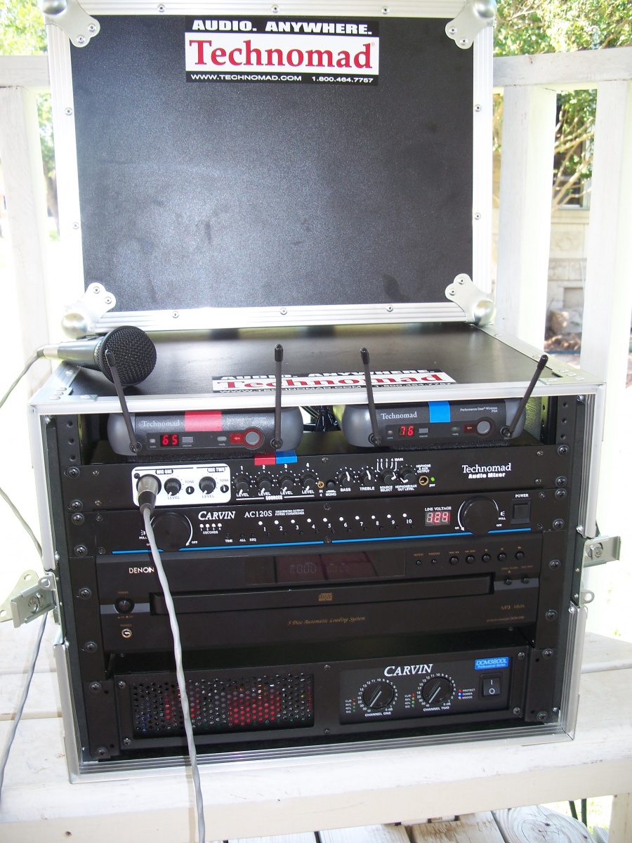 A Turnkey PA signal processing rack for Haskell County Courthouse